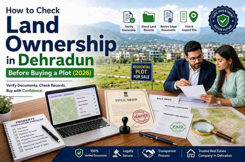 How to Check Land Ownership in Dehradun: Complete Property Verification Guide (2026)